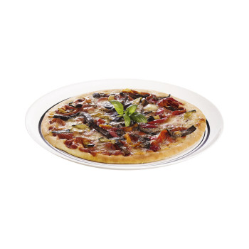 Picas šķīvis Luminarc Firend's Time Bistro Balts Melns Stikls Ø 32 cm (12 gb.)