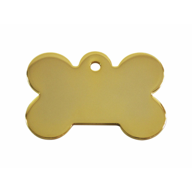 Identification plate for collar Imarc Bone Yellow Golden,,,