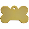 Identification plate for collar Imarc Bone Yellow Golden,,,