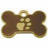 Identification plate Imarc Bone Brown Golden,,,