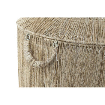 Набор корзин DKD Home Decor Коричневый Разноцветный Натуральный Джут джут Металл Boho 51 x 51 x 48 cm