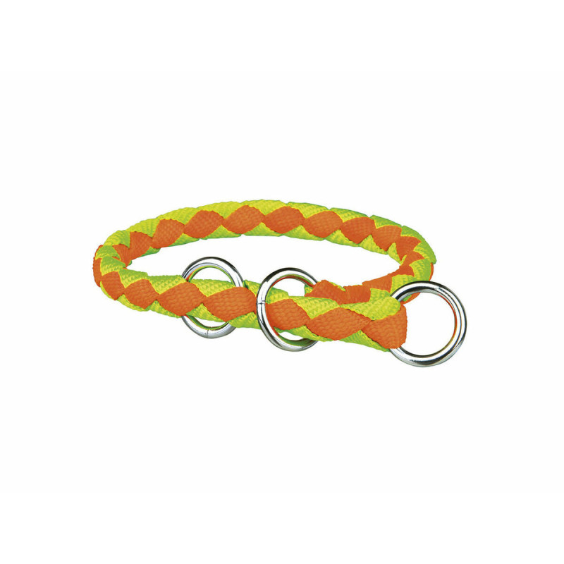 Dog collar Trixie Green Orange S/M 30-36 cm,,,