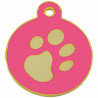 Identification plate Imarc Circle Pink Golden,,,