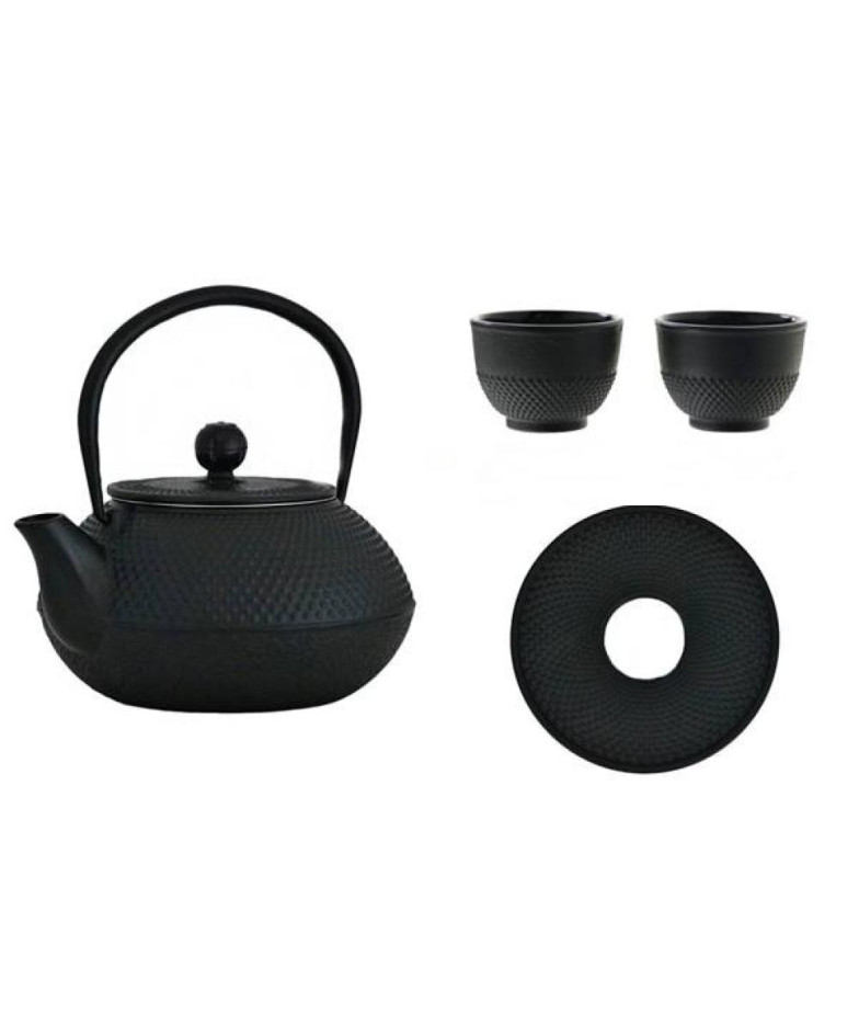 GIFT SET.KETTLE  800ML, KRŪZĪTES 2PC..100ML, RUG , MELNS, ČUGUNS, MPL Consulting