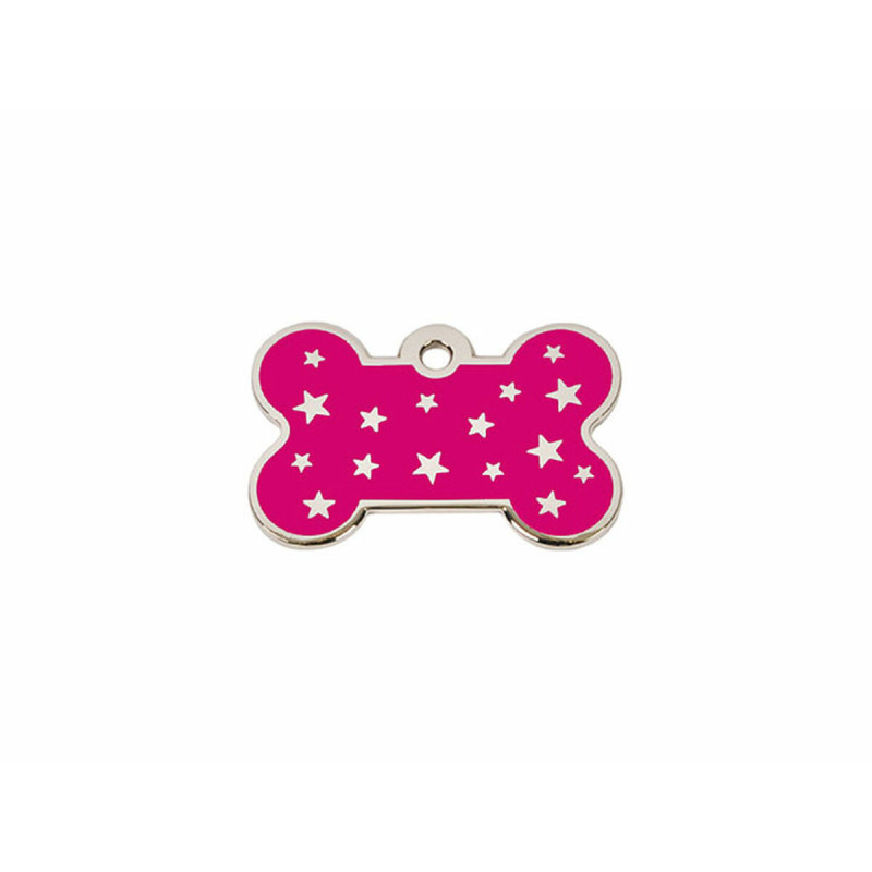 Identification plate Imarc PetScribe Passion Pink Silver,,,