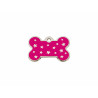 Identification plate Imarc PetScribe Passion Pink Silver,,,