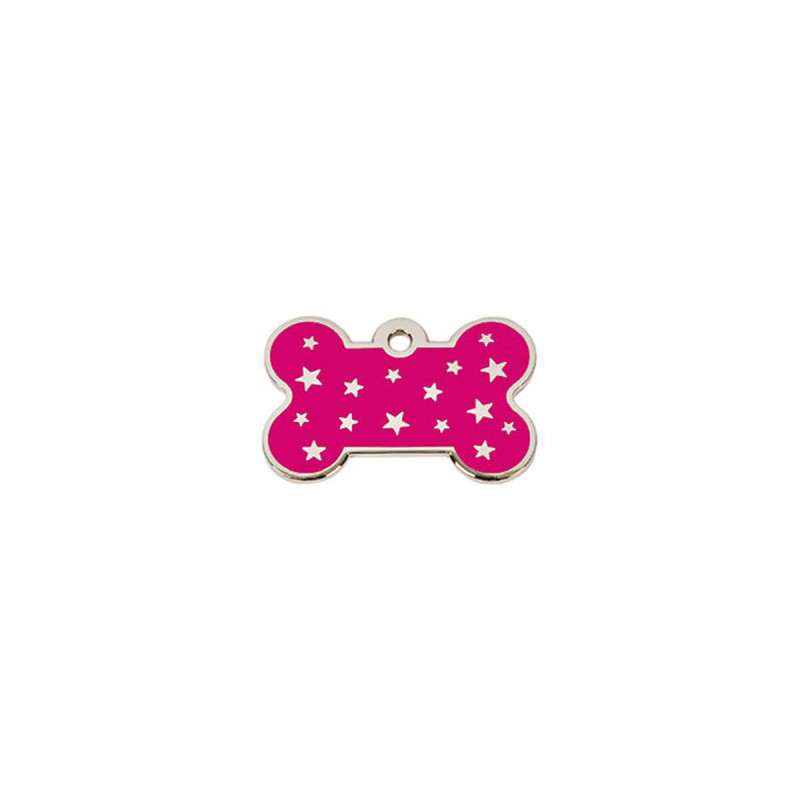 Identification plate Imarc PetScribe Passion Pink Silver,,,