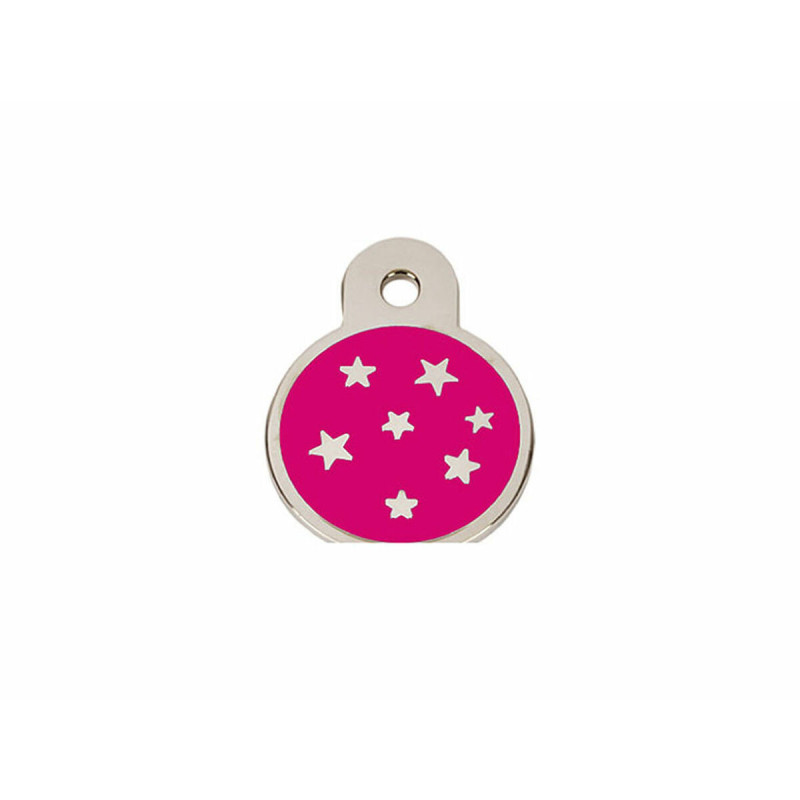 Identification plate Imarc PetScribe Passion Pink Silver,,,