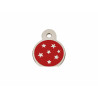 Identification plate Imarc PetScribe Passion Red Silver,,,