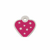 Identification plate Imarc PetScribe Passion Pink Silver,,,