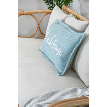 Подушка Home ESPRIT Beach Белый Небесный синий Средиземноморье 60 x 10 x 35 cm
