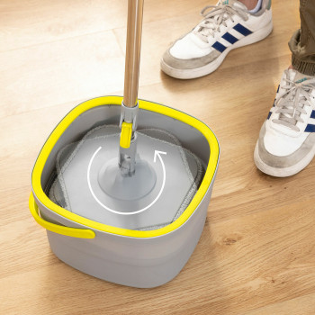 Isepuhastuv pöörlev mopp koos eraldusämbriga Selimop InnovaGoods,,,