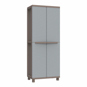 Slotas skapis Terry Jrattan 368 Pelēks 68 x 37,5 x 170 cm Plastmasa 4 Planken,,,