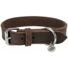 Dog collar Trixie Rustic Dark brown M 37-44 cm,,,