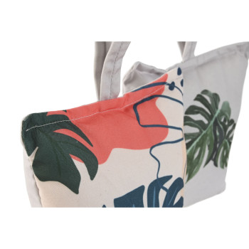 Durų stotelė Home ESPRIT Smėlio 20 x 10 x 25 cm Paklodės (2 vnt.),,,