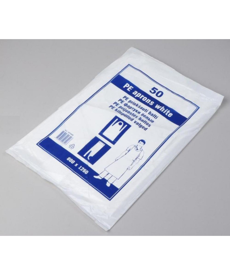 PRIEKŠAUTI PAKĀ, PE, BALTI, 50 PC.. IEPAK., Partner