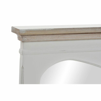 Sieninis veidrodis DKD Home Decor Balta Natūralus 105 x 64 x 4,5 cm,,,