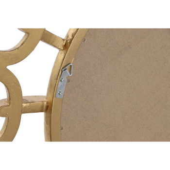 Seinapeegel Home ESPRIT Kuldne 95 x 5 x 95 cm,,,