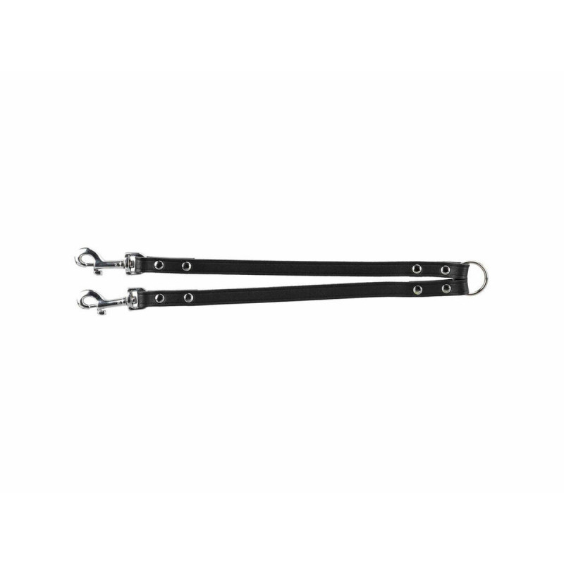 2 šunų švino mova Trixie Juoda 30 cm XS/S,,,