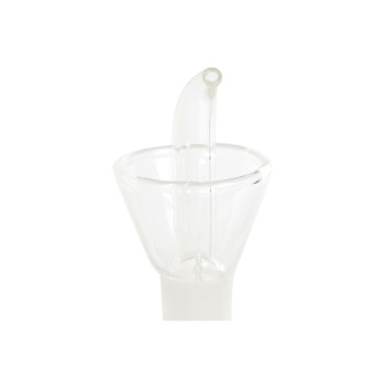 Indelis aliejui DKD Home Decor Skaidrus Borosilikatinis stiklas 125 ml 7 x 7 x 16 cm