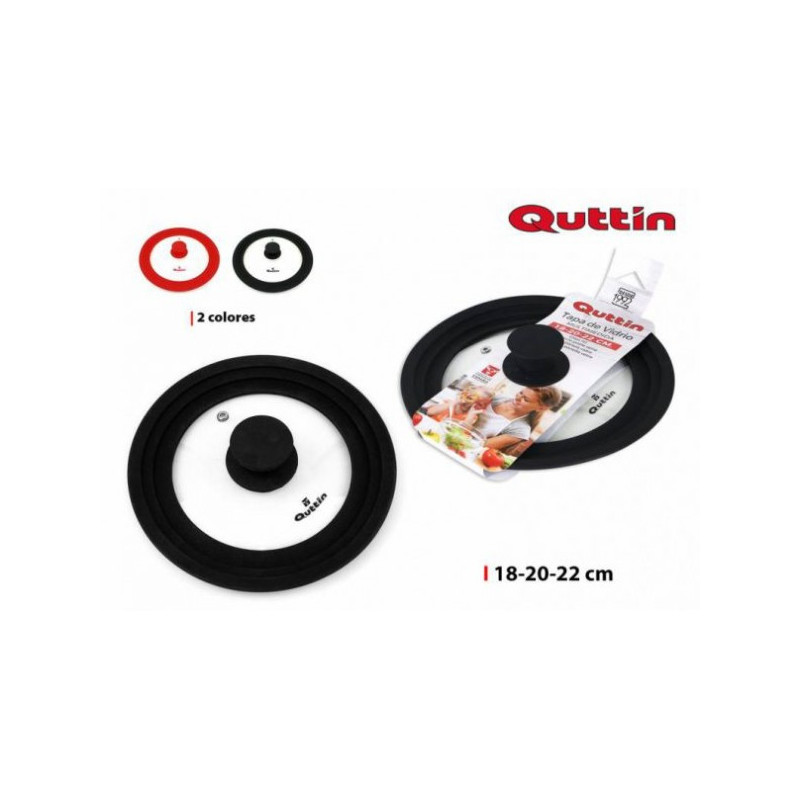 крышкаtis из стекла. 18/20/22cm su silikon mala Qut