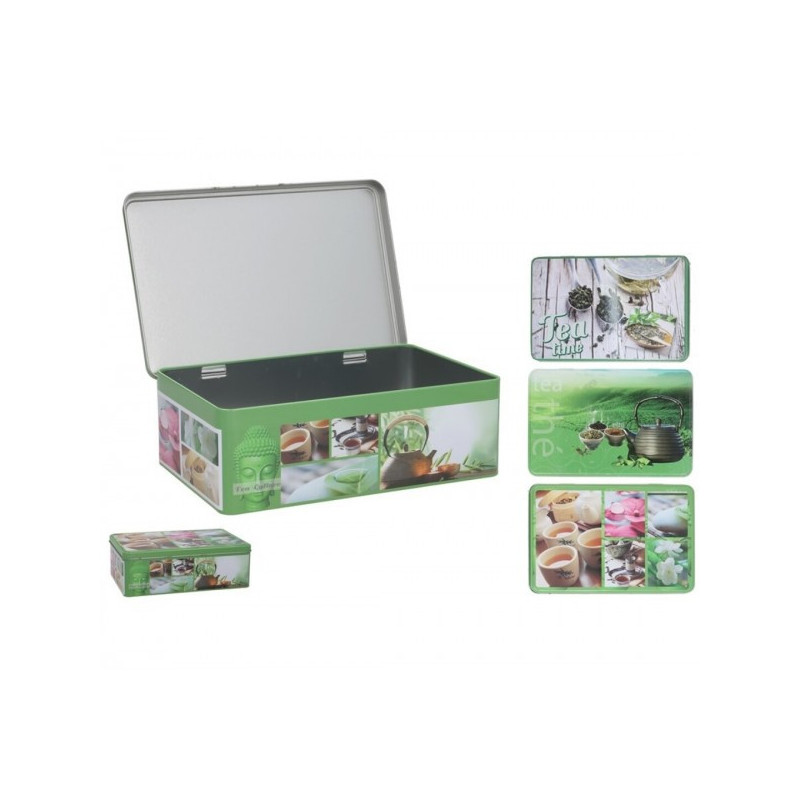 Dėžutė met. stačiakampė 20*6.5*13cm 8515