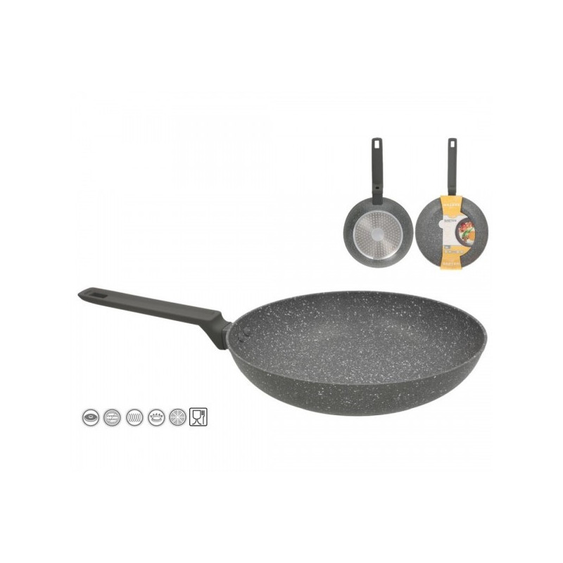 Keptuvė 26cm 2.5mm traukskc GRANITE