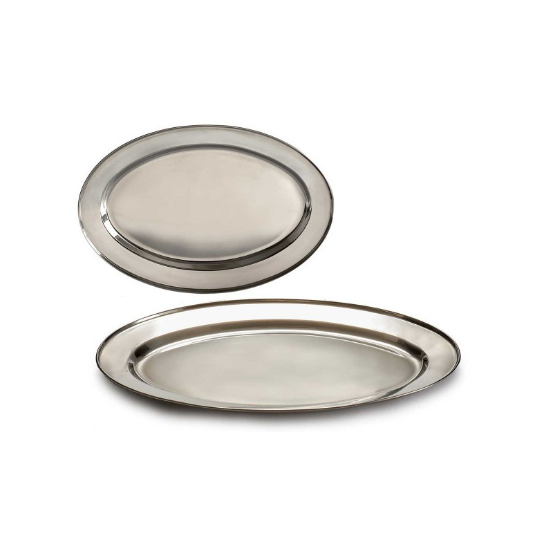 Padėklas met. 35*22cm oval 37648