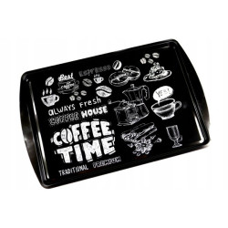 Padėklas met. 37*24cm COFFEE J