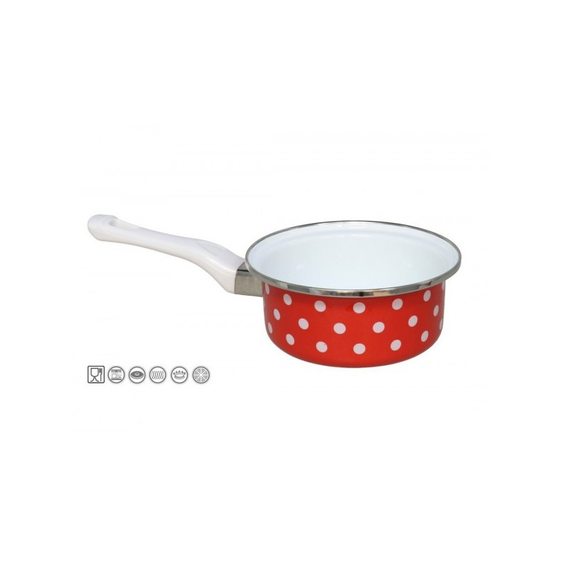 Prikaistuvis emal.16cm 850ml plm. rokturi indukc.JAEN