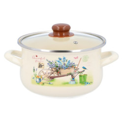 Emaljēts katls 20cm 3.4L ar...