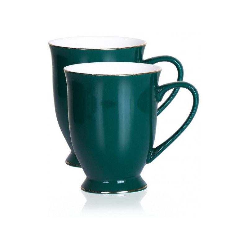 Puodukai 340ml 2шт Kasteje ROYAL GREEN