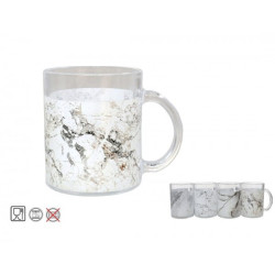 Krūze stikla. 330ml decor...