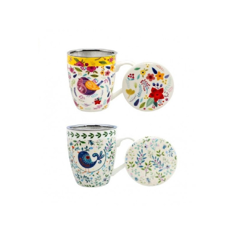 Krūze ar met. sieteliu 360ml FOLK