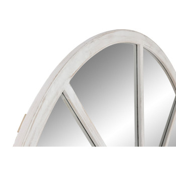 Seinapeegel Home ESPRIT Valge Kuusk Peegel Neoklassikaline Aken 150 x 3,5 x 186 cm,,,