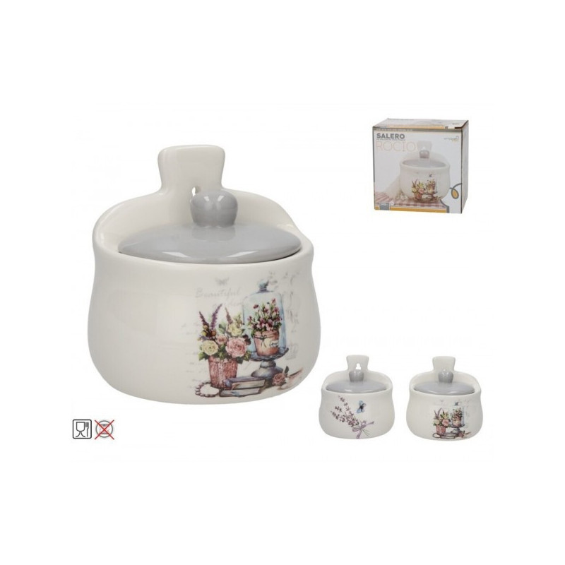 Sāls trauks keramikas 12*8.5*13cm ROCIO