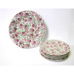 Šķīvis 19cm RSC352 ziedi