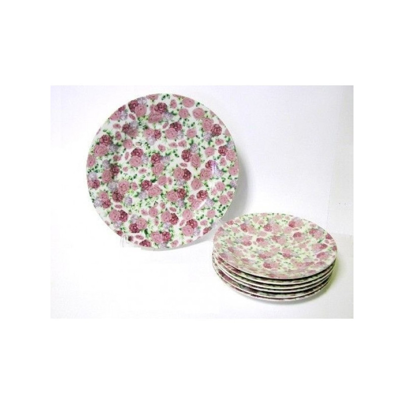 Šķīvis 19cm RSC352 ziedi