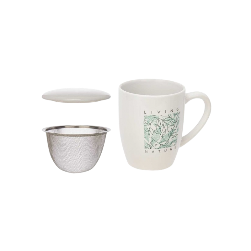 Puodukas su metāls. sietiņu 360ml 14600