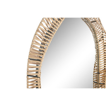 Seinapeegel Home ESPRIT Naturaalne Troopiline 61,5 x 7 x 117 cm,,,