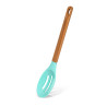 Silicone slotted spoon 34 cm with wooden handle Essential