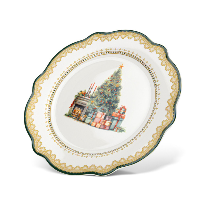 Plate CHRISTMAS EVE 20 cm (new bone china), art. 13756