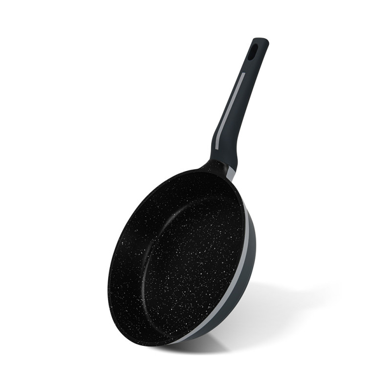 Frying pan Luxuria 24x5.5 cm with induction bottom (aluminium with non-stick coating)