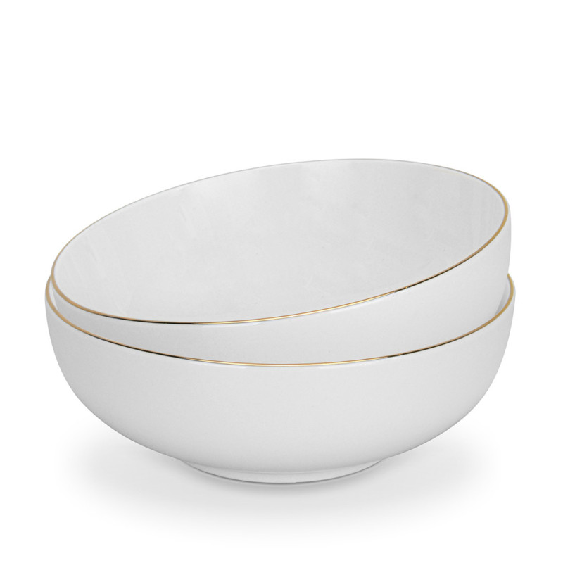 Porcelain salad bowls 20 cm / 1.6 l / 2 pcs Floree