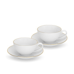 Cups with saucers 220 ml /...