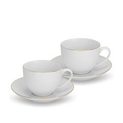 Cups with saucers 270 ml /...
