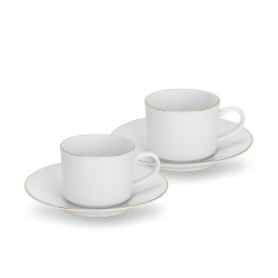 Cups with saucers 240 ml /...