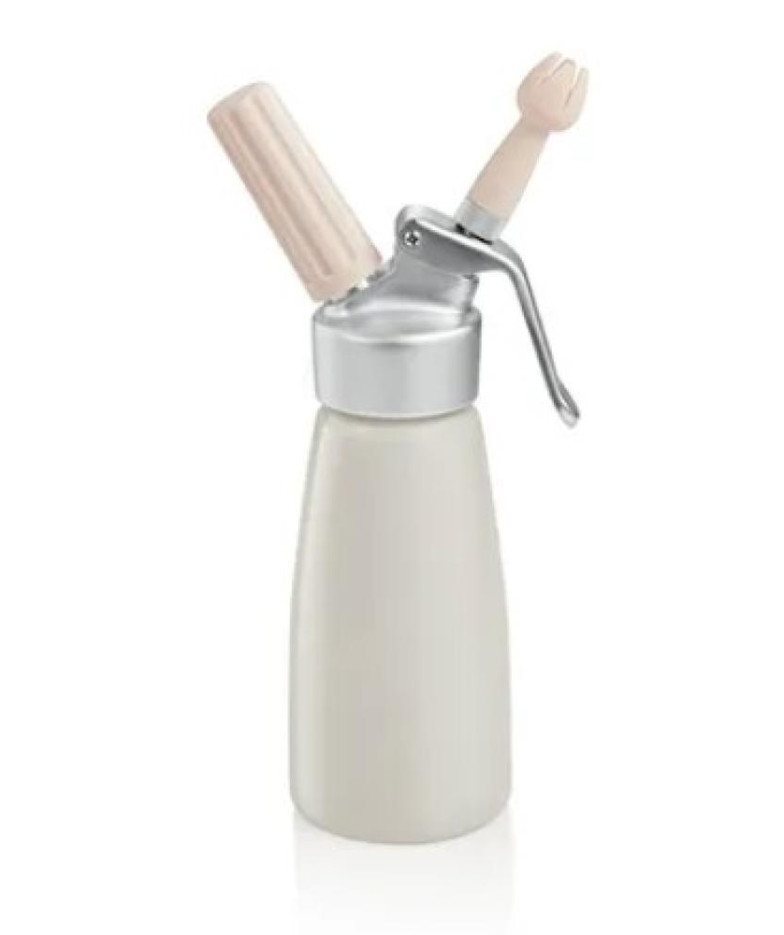 DELICIA PUTUKRĒJUMA DOZATORS AR 3 DEKORĒŠANAS UZGAĻIEM, 0,25ML, ALUMĪNIJS, PVC, SILIKONS, Tescoma