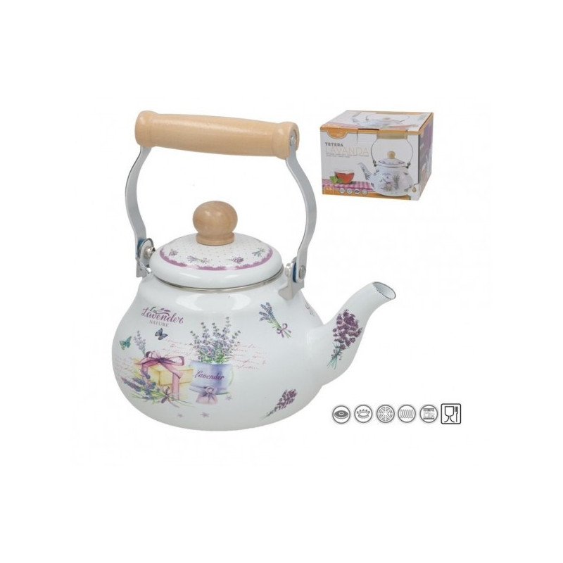 Arbatinukas emal. indukc. 1.5L LEVANDA