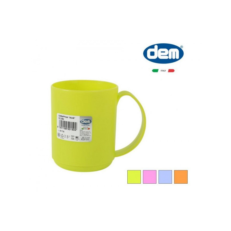 Krūze plast. 380ml DEM